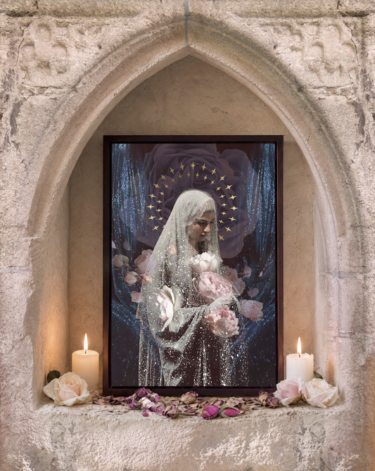 Mary’s Mantle Fine Art Canvas Print