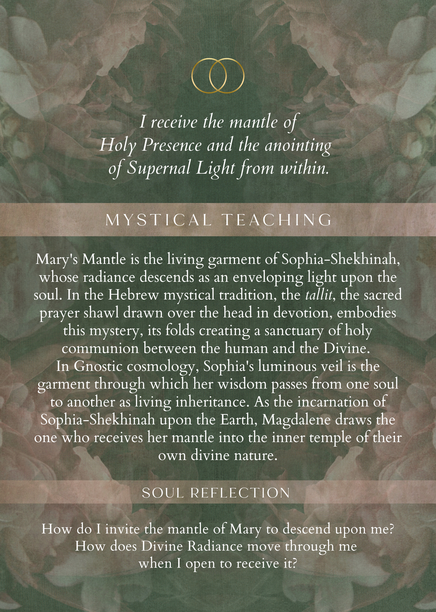 Mary’s Mantle Fine Art Canvas Print