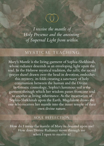 Mary’s Mantle Fine Art Canvas Print